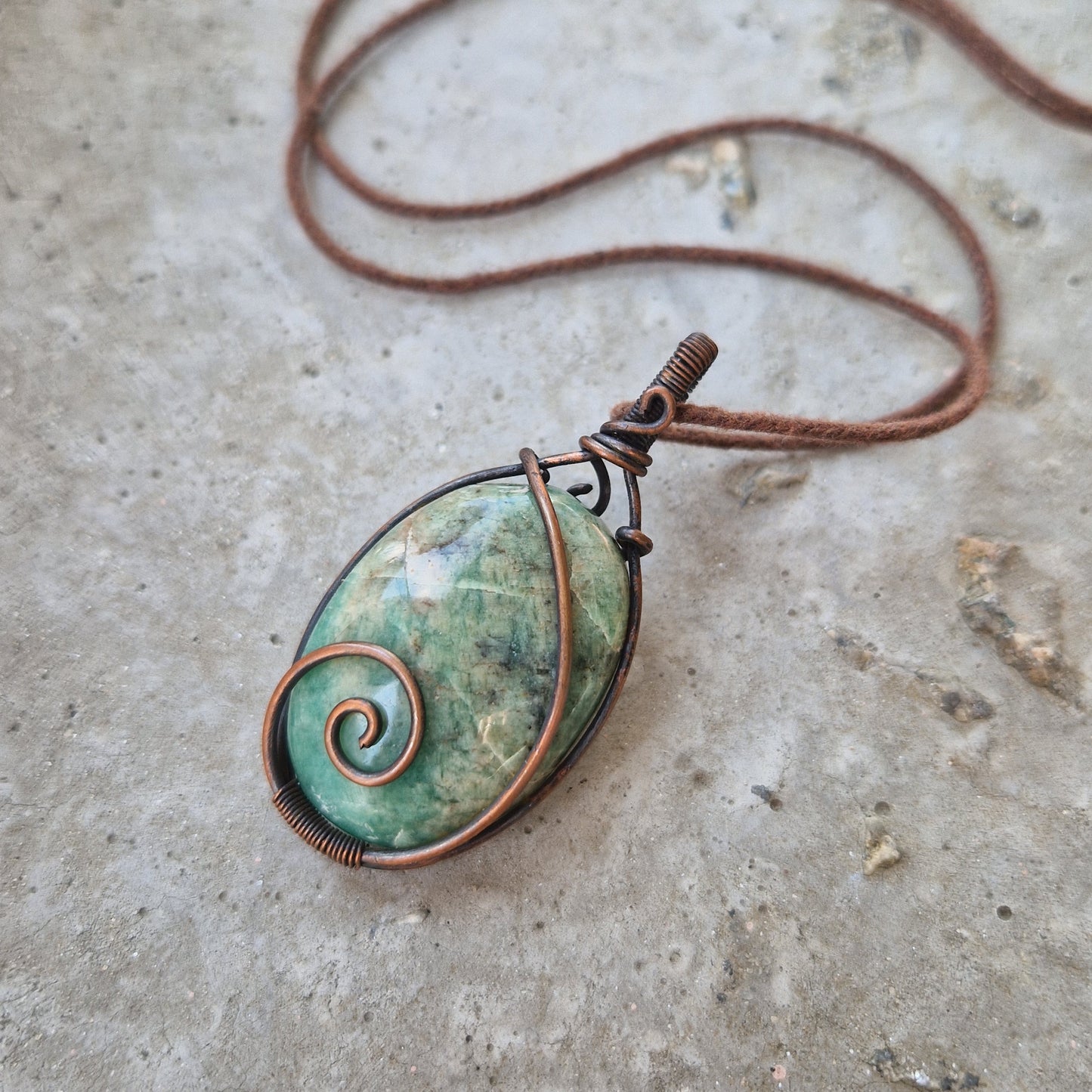 Amazonite memorial jewellery