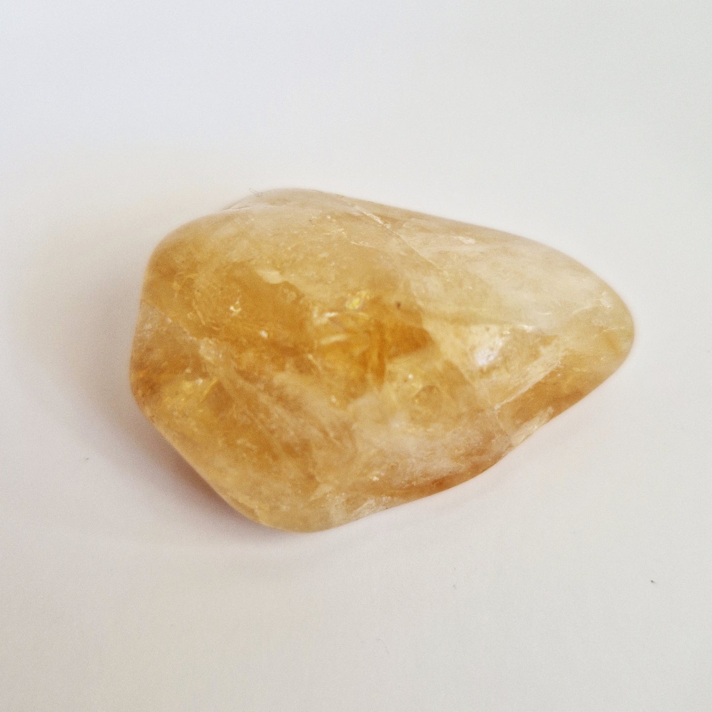 Remembrance healing crystal citrine palm stone