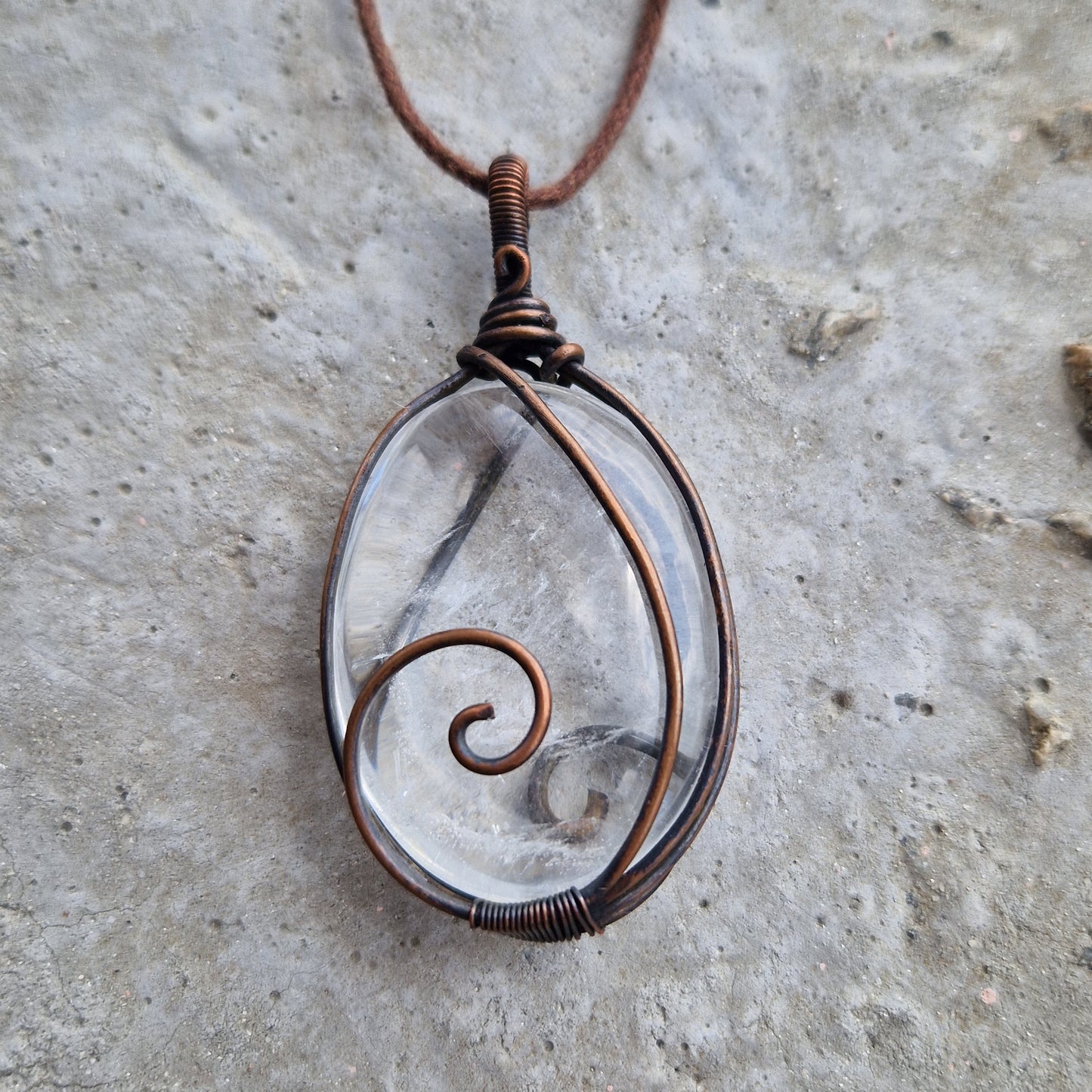 Clear Quartz Healing Pendant
