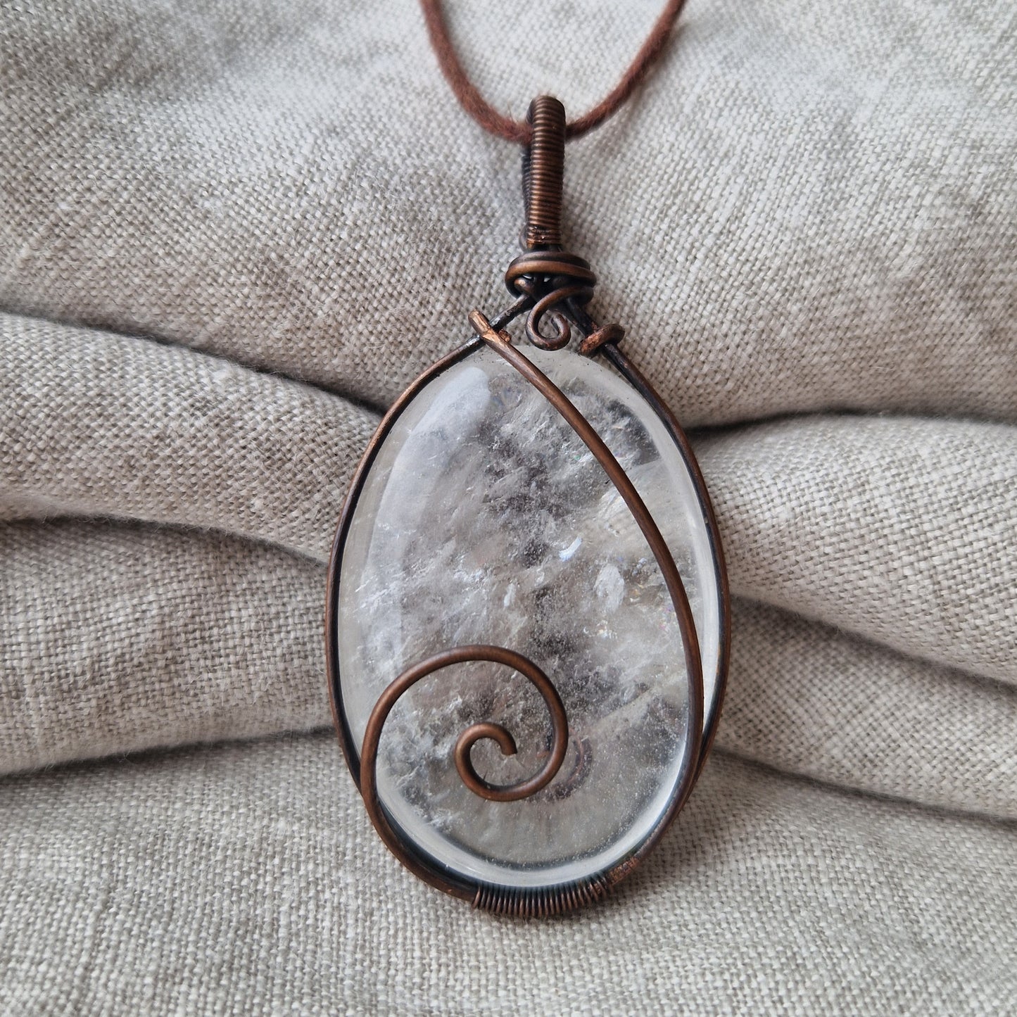 Clear Quartz Memorial Jewellery