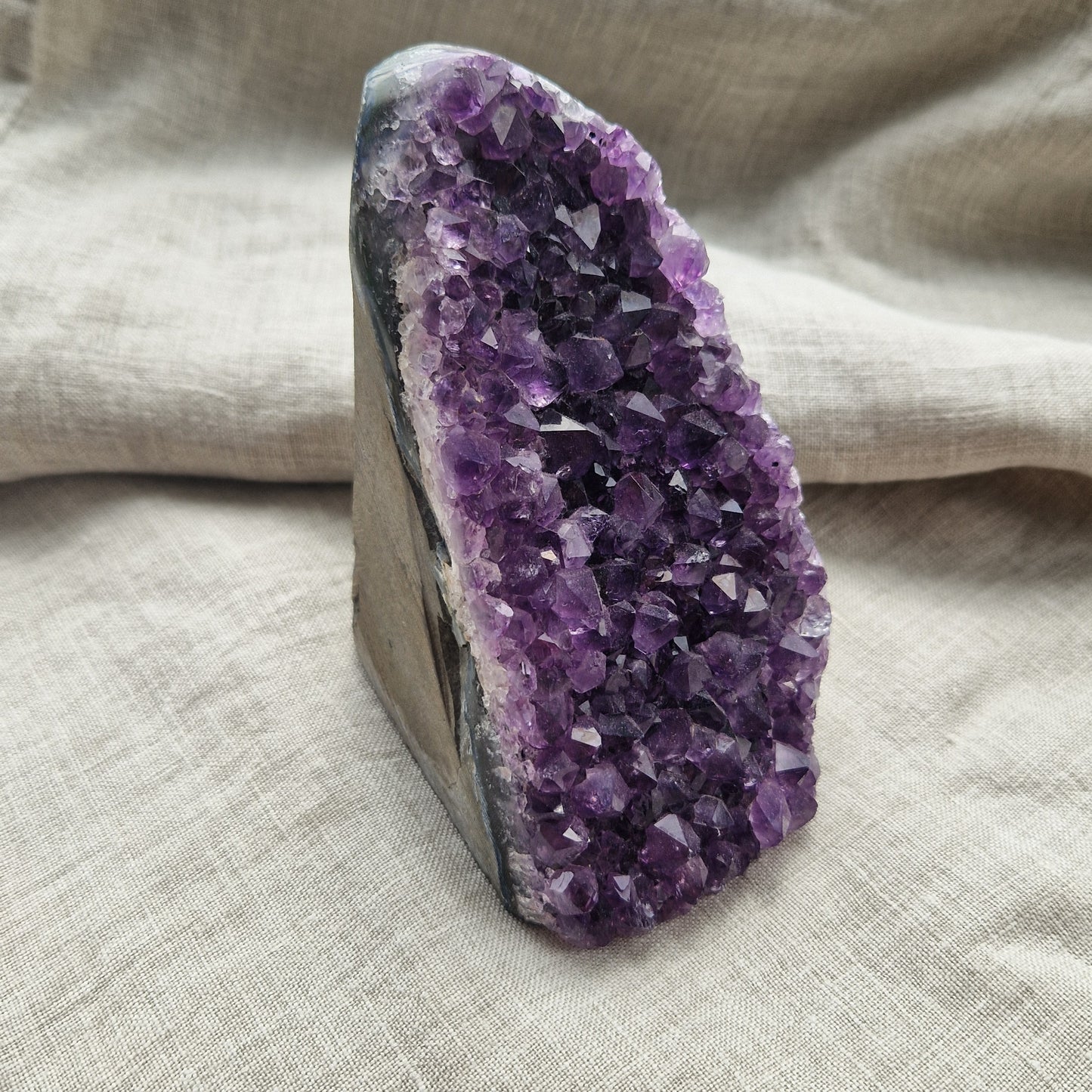 Amethyst Geode for healing, comfort and connection after losing a loved one
