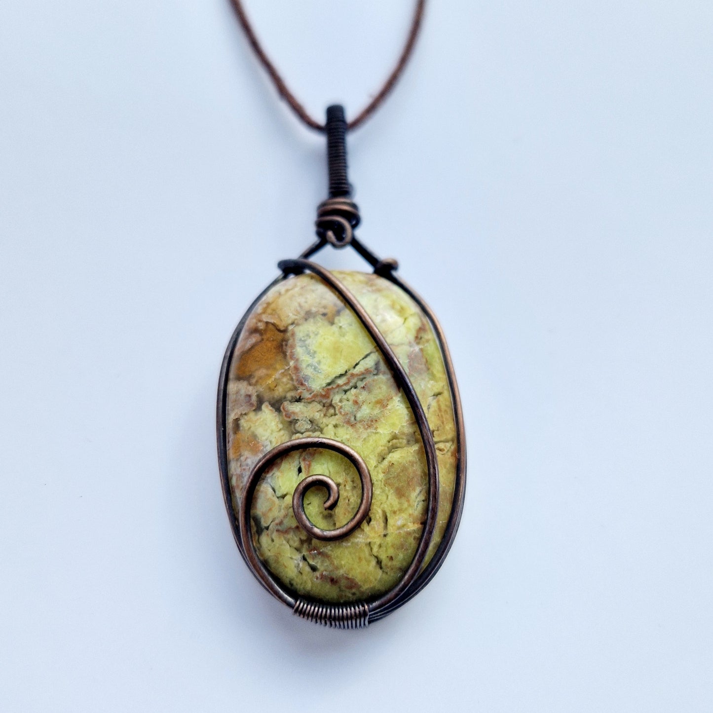 A close up of a pendant