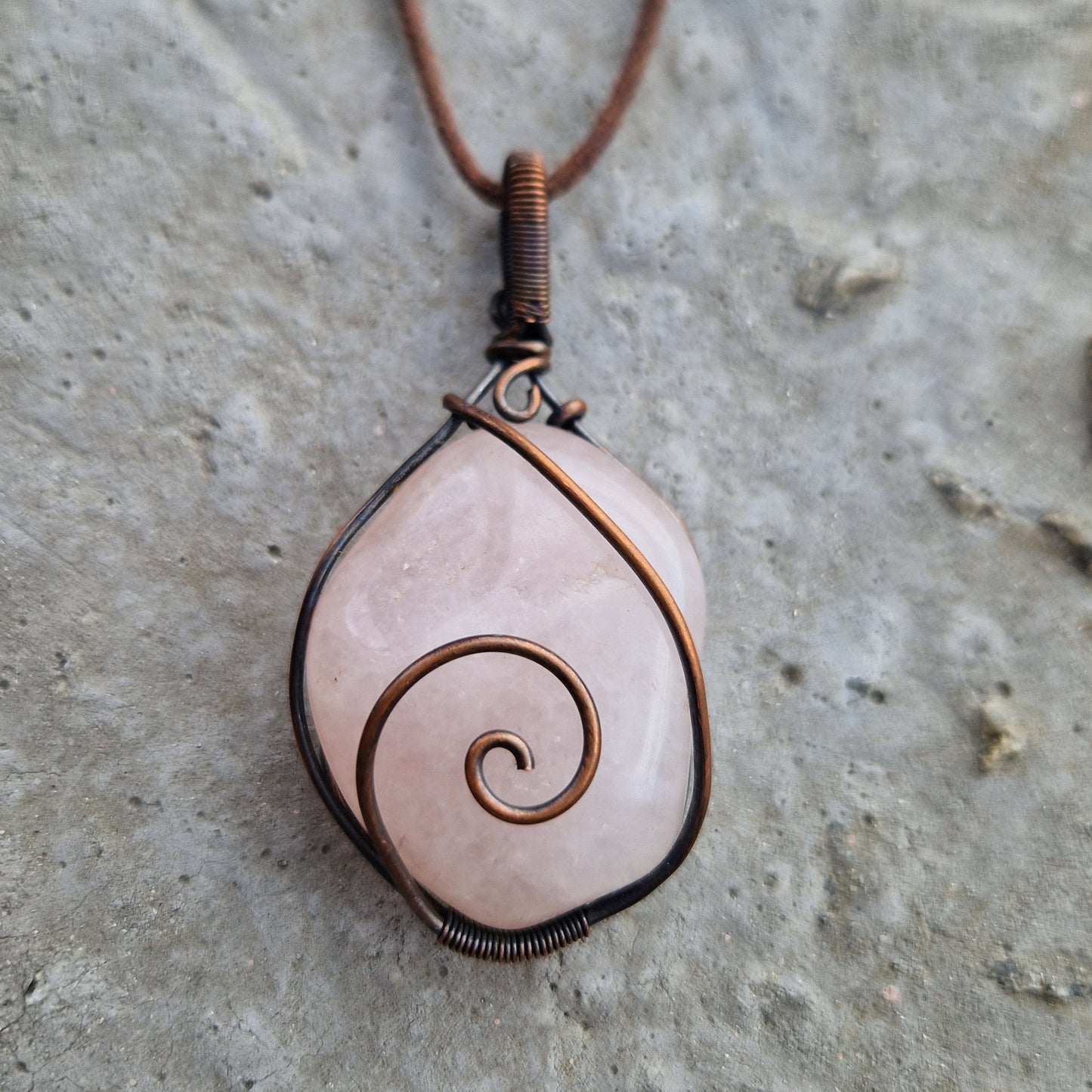 Rose Quartz frequency imprinted crystal for grief