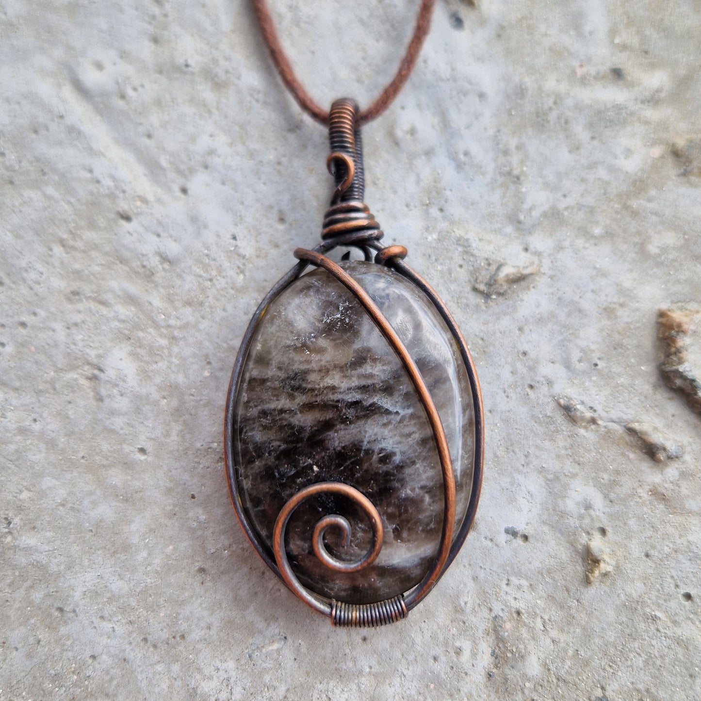 Smoky Quartz memorial crystal healing jewellery