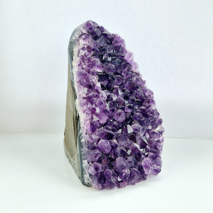 Amethyst Geode imprinted frequency crystal for grief healing