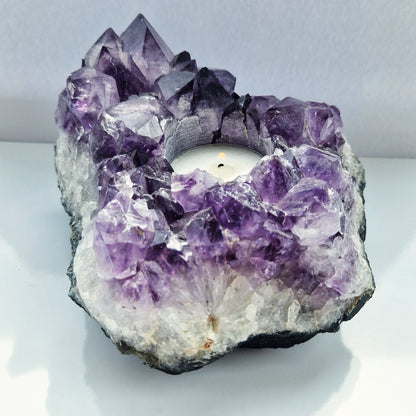 Memorial healing crystal pet remembrance amethyst geode