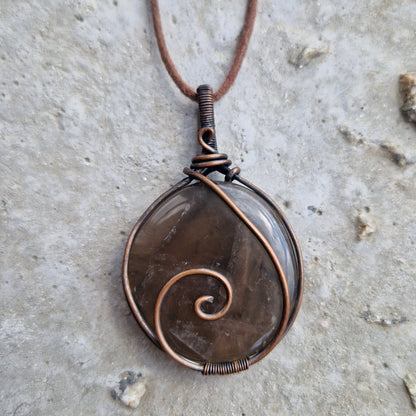 Smoky Quartz pendant for emotional healing
