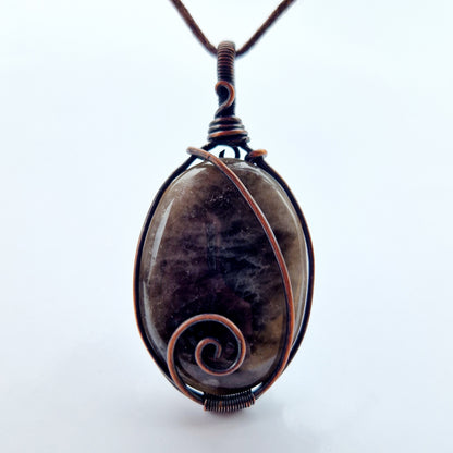 Wire wrapped jewellery for loss