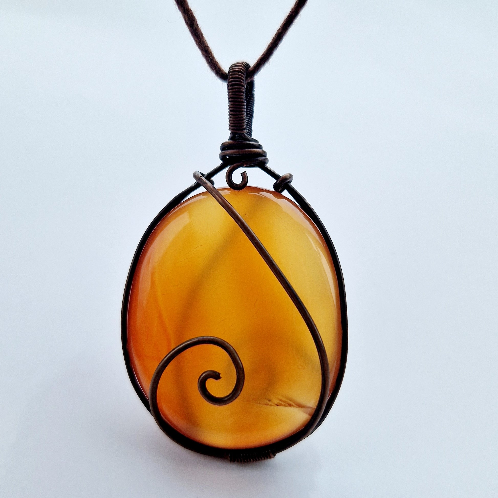 Beautiful carnelian pendant