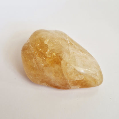 Citrine memorial healing palm crystal