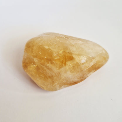 Remembrance healing crystal citrine palm stone