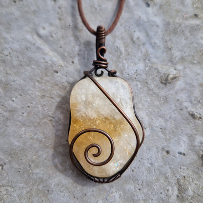 Citrine frequency imprinted crystal
