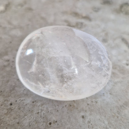 Clear Quartz memorial healing palm crystal 