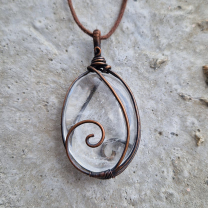 Clear Quartz Healing Pendant
