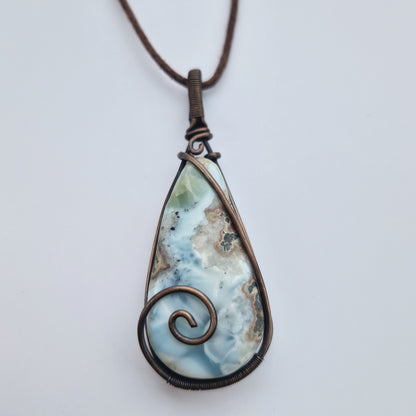 Copper wrapped crystal jewellery