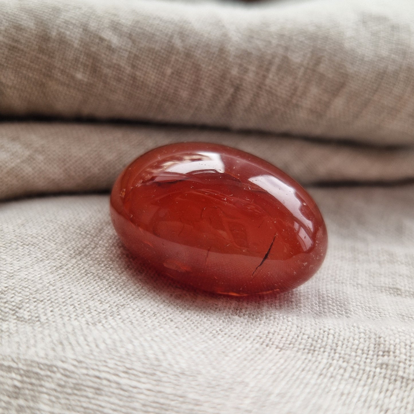 Carnelian memorial healing crystal for emotional support