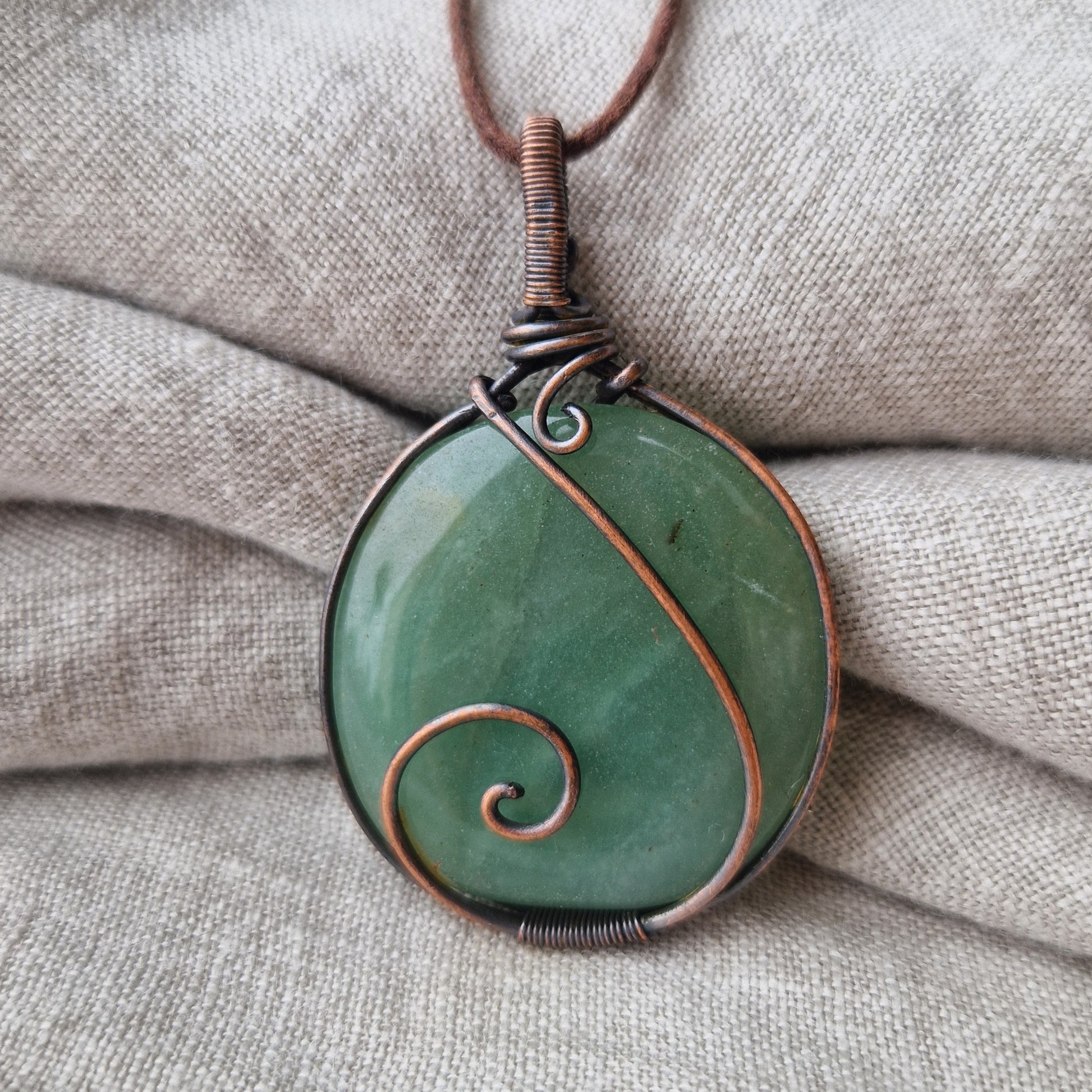 Frequency Imprinted Green Aventurine