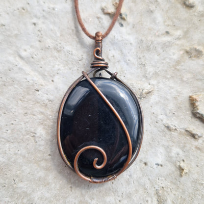 Bioresonance energy infused obsidian crystal