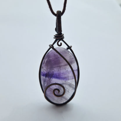 Wire wrapped grief support jewellery