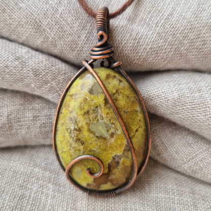 Close up of a necklace
