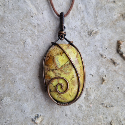 Green Opal Frequency Imprinted Crystal