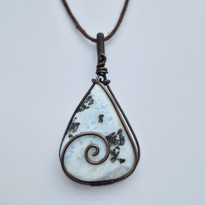 Energy infused crystal pendant