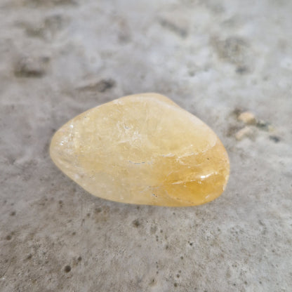 Citrine crystal imprinted with the life essence of your pet
