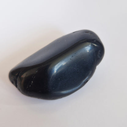 Black onyx palm or pocket crystal for grief support