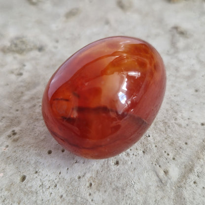 Carnelian memorial healing palm crystal