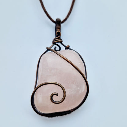 Frequency Imprinted Rose Quartz healing stone for emotional healing