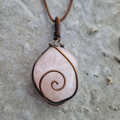 Rose Quartz frequency imprinted crystal for grief